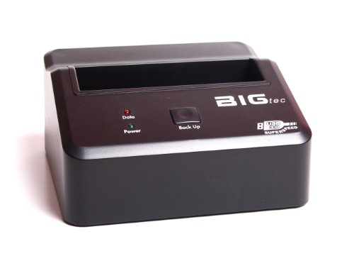 BIGtec USB 3.0 Super Speed up to 5Gbps Docking Station QuickPort für 2,5″ / 3,5″ SATA S-ATA HDD Festplatten mit Backup Funktion letsBFI - 2