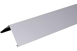 BRICO-TOITURE Faitage simple 2 pinces ALUMINIUM GRIS METALLISE - 2M - Dimension du profilé 333 mm