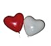 Produktbild Hemore Folienballon 60 cm Durchmesser 25 cm Hochzeitballon in Herzform 20 Pakete (10 rot 10 weiß) für die Dekoration von Hochzeitstag/Geburtstag / Party/Abend