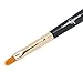 Portable Lip Brush with Lid Retractable Lipstick Brush Applicator Gold Tube Nylon Hair Cosmetic Brush Makup Tool