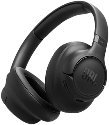 JBL Tune 730 BT Cuffie Over-Ear Bluetooth Wireless, Pieghevoli e Leggere, JBL Pure Bass, Connessione Multipoint, fino a 76 ore di Autonomia, Google Fast Pair, Microsoft Swift Pair, Nero