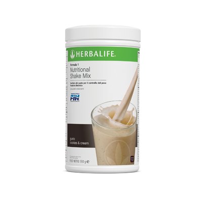HERBALIFE Batido Formula 1 sabor COOKIES AND CREAM (GALLETA)