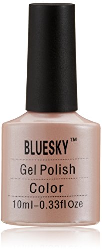 Bluesky UV LED Gel auflösbarer Nagellack 10ml Grapefruit sparkle, 1er Pack (1 x 10 ml)
