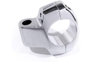 ZEMEX Spiegelhalterung für 1 Zoll Lenker Harley Suzuki Custom Chrom 25mm Lenkerklemme