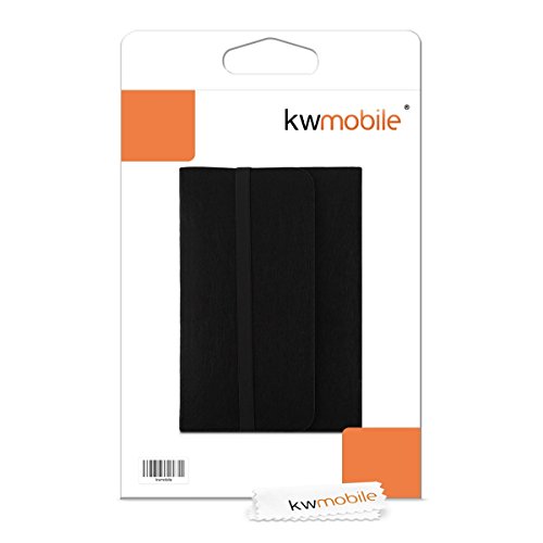 kwmobile Laptoptasche Filz Sleeve f  r 17  17 3 Laptop Notebook Ultrabook - Notebook Tasche Schutzh  lle Laptop Case H  lle in Schwarz mit Innentasche