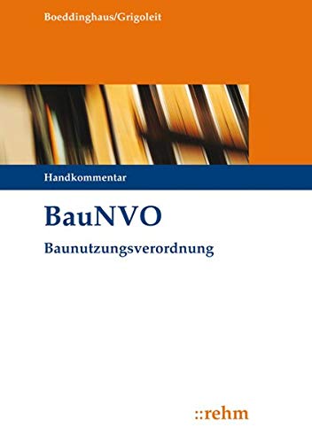 BauNVO - Baunutzungsverordnung: Handkommentar