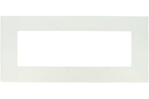 SANDASDON, Placca Slim Sottile 3M 4M 6M, Compatibile Con Bticino Axolute Air (6M Per 6 Moduli, Bianco)