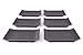 Produktbild Keramik Sushi Teller / Essteller / Menüteller / Speiseteller / Teller Set 6-teilig 21,5cm schwarz/matt, Original Aricola®