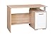 Produktbild Schreibtisch Palpala 11, Farbe: Eiche Sonoma / Weiß - 75 x 115 x 56 cm (H x B x T)