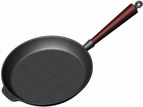 Bratpfanne Gusseisen Pfanne 28 cm Holzgriff Carl Victor