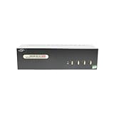  Linkskey 2-Port Dual Monitor DVI/DVI USB Audio und Mikrofon KVM-Switch (LDV-DM202AUSK) 2560x1600