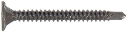 The Project Center 41877 Drilling Point 8 x 1-5/8-Inch Cement Board Screw with Phillips Drive