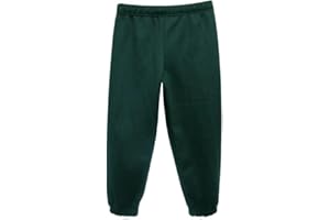 INSAFIANS Kids' Boys Girls Fleece Jogging Tracksuit Bottoms PE School Jogger Sports Unisex Activewear Gym Casual Wear