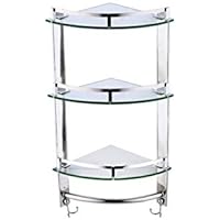 Farbe Grosse Eeayyygch Wandregal Badezimmer Glasregal Badezimmer Eckregal Dreistufiges Edelstahl Stativlagerregal Badezimmer Aufbewahren Ordnen Ncci1914 Com