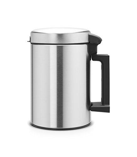 Brabantia 115561 Wandabfallbehälter newIcon mit Kunststoffeinsatz, 3 L, Edelstahl, matt steel, 18.4 x 18.3 cm - 8