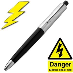 Electric Shock Joke Prank Biro Pen & Ink Secret Santa