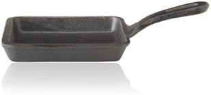 Guro Cast Iron Square Pan / Skillet 4"/4" (10/10Cm) Hq Durable