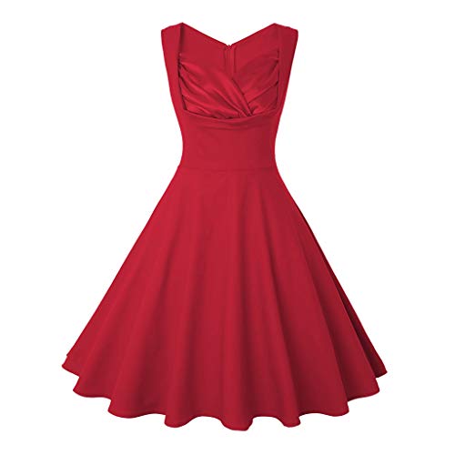 Robe évasée de soirée en Dentelle Vintage Style rétro Vintage pour Femmes avec col en V