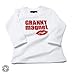 Granny Magnet Red T-shirt L/S Funny Kids T-shirt,0-6 months
