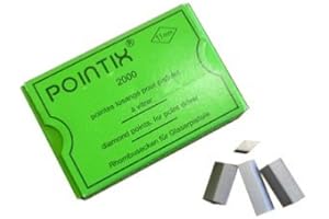 Techman Points de coupe de verre en Métal, 10 à 11 mm, Compatibles avec Verre et Porcelaine, Pistolet à vitrer Pointix (réf. 61713), Transitionnelle