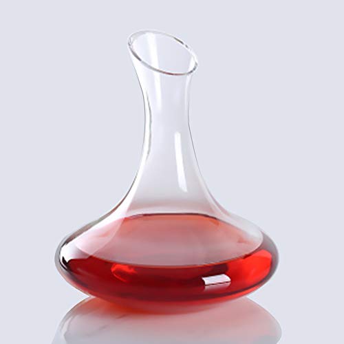 Boqo - Decantador de vino de Catle, vidrio soplado a mano sin plomo, jarra de vino tinto, regalos de vino, accesorios de vino de 1800 ml