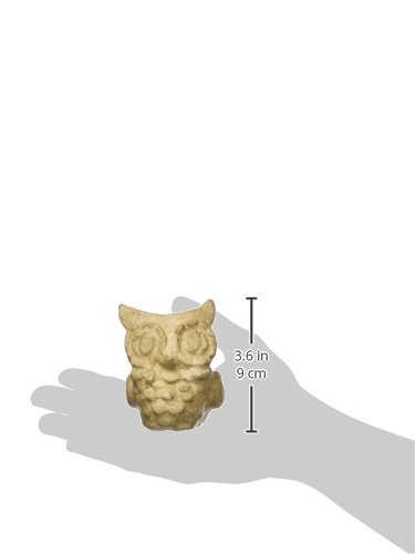 Decopatch AP148O Figur Eule, Pappmaché, Braun - 3