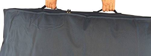 Neusu Heavy-Duty, Belastbare Extragroße Unterbett-Aufbewahrungstasche – XL-Größe (96 x 78 x 18 cm) – Starkes 600D Polyestermaterial Mit 4 Verstärkten Steggriffen – Für Bettwäsche, Kleidung, Kissen, Usw. Oder Mehrere Daunendecken – Alternativ Zur Wäschetruhe (Blau) - 5