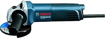 BOSCH GWS 600 professional Angle Grinder for Metal Working (with Brush Motor & Protective Guard - 660W, 100MM, M10) (Blue)