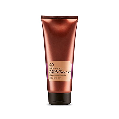 The Body Shop Spa of The world Himalayan Charcoal Body Clay, Purifying Clay Body Mask, 200ml