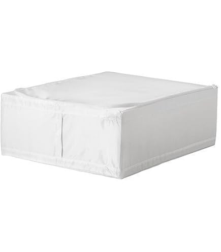 Ikea Skubb Set 6 Scatole Organizer Bianco – Divisori Per Cassetti In Poliestere Riciclato, Pieghevoli, Varie Misure