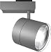 Produktbild LTS Licht und Leuchten LED-Anbaustrahler SCOLA 214.30.25.2 SI 50W 3000K 25Gr Scout Strahler/Scheinwerfer/Flutlicht 4043544308467
