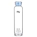 Produktbild MIU COLOR® Trinkflasche BPA-Frei 460ml, Wasserflasche Glas, Glasflasche für Smoothie und Obstsaft oder zu Hause geeignet. (Hellblau)