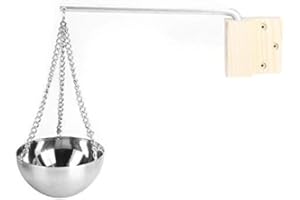 AUNMAS Bol d'huile Essentielle de Tasse d'arome de Sauna d'acier Inoxydable pour des Accessoires Traditionnels de pièce de Sauna