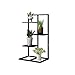 Produktbild Xin® Blumenstand Blumentopfhalter Eisenkunst Mehrschichtig Wohnzimmer Balkon Innen- Platz Sparend Blumenregal (größe : S)