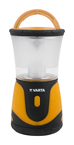 Varta 1 Watt LED Outdoor Sports Lantern 3AA Taschenlampe Campingleuchte Laterne Campinglampe Gartenlaterne stufenlos dimmbar, Nachtlichtfunktion – für Camping, Angeln, Outdoor, Stromausfall, Notfall - 2