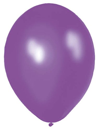 25 Luftballons violett Partyballons 28 cm Ø