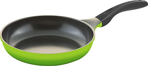3er Set culinario Bratpfannen, Ø 20, 24 und 28 cm, grün, mit Keramikbeschichtung antihaft und induktionsgeeignet - 3