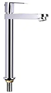 Beyond Desire Brass Basin Tap, Silver, Chrome Mirror Finish