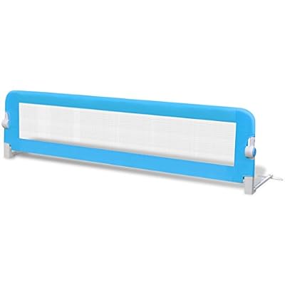 VIDAXL Barrières de lit pour enfants 150 x 42 cm Bleu
