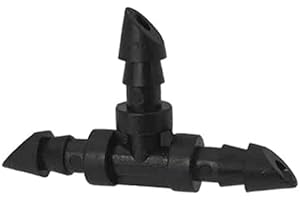 Grow Insane - 50 * Micro Irrigation 4mm Barbed Tee Water Irrigation Connectors