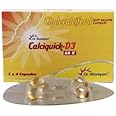 RJ ROJENO Calciquick D3 60K Capsule, 5X4 = 20 Capsules (1 Strip Contain- 4 Capsules)