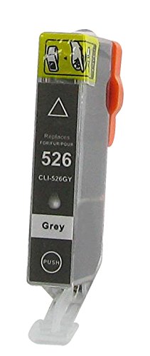 Patrone kompatibel für Canon CLI-526 Grey mit Chip - 2