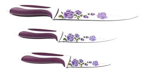 Vertrieb durch TEG 3 Unidades. Cuchillo de Cocina con Mango Antideslizante, edición Especial Ergo