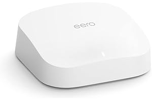 Sistema de Wi-Fi 6 Amazon eero Pro 6 de malla tribanda, con controlador de Hogar digital Zigbee integrado | 1 unidad | Caja de envío marrón
