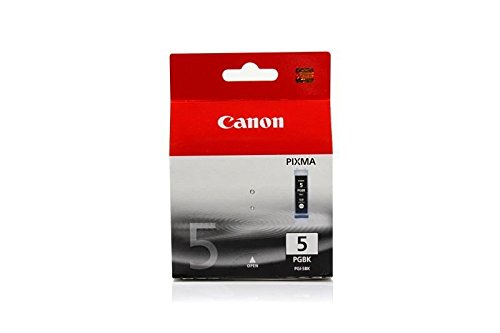 1 Original Canon Patrone PGI-5bk schwarz für diese Drucker: IP3300;IP3500;IP4200; IP4300;IP4500;IP5200; IP5200R;IP5300;IP6600 ;MX700; MX850;MP500; MP510;MP520;MP530; MP600; MP600R;MP610; MP800;MP800R;MP810; MP830;MP950;MP960; MP970;Pro9000;IX4000;IX5000