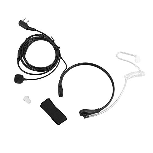 Preisvergleich Produktbild fbfgjtyjyfgjf 2PIN Security Throat Vibration Mic Kopfhörer-Headset Für Talkie
