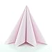 Produktbild Sovie HORECA Airlaid-Servietten 40x40 cm | hochwertige Einweg-Servietten | extrem saugstark und stoffähnlich | ideal für Hochzeit & Partys | 50 Stück | Hell-Rosa