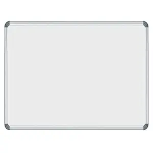 Ovror Non-Magnetic 2 Feet x 3 Feet Double Sided White Board and Chalk Board Double Side Writing Board, One Side White Marker and Back Side Chalk Board