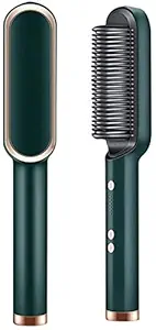 DK HOME APPLIANCES Hair Straightener Comb Brush For Men & Women Hair Straightening and Smoothing Comb, Electric Hair Brush, Straightener Comb, PTC Technology Electric with 5 Temperature Control (Randome colour)