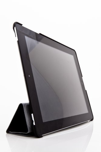 Preisvergleich Produktbild iPad 2 Leather Front Case Black